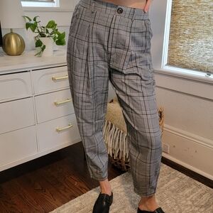 Wild Fable Black & White Paid Pants